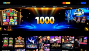 Screenshot of ck4444 com's engaging online casino interface showcasing slots, live dealer games, and sports betting action to attract players.