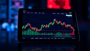 Guide to aicoin下载: Streamlined cryptocurrency trading app interface on smartphone with live market alerts and security features for dynamic traders.