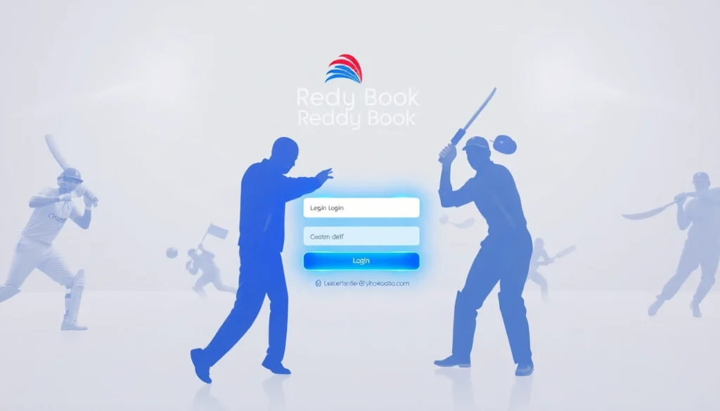 Reddy Book Login page with user-friendly interface and sports-themed background for easy access to betting platform