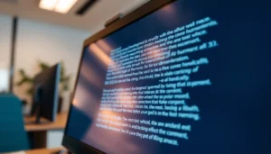 Visualization of AI content humanization process showing AI transforming robotic text into